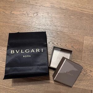 Authentic BVLGARI Gift Bag & Box Set